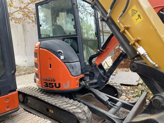 মূল জাপান ব্যবহৃত হিটাচি ZX35U-5N মিনি এক্সক্যাভেটর চমৎকার অবস্থায় / ব্যবহৃত জাপানি মিনি এক্সক্যাভেটর সুইং আর্ম এবং ইপিএ ইঞ্জিন সঙ্গে
