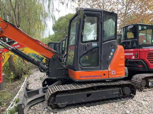 মূল জাপান ব্যবহৃত হিটাচি ZX68USR-5A ক্রলার খননকারী চমৎকার অবস্থায়