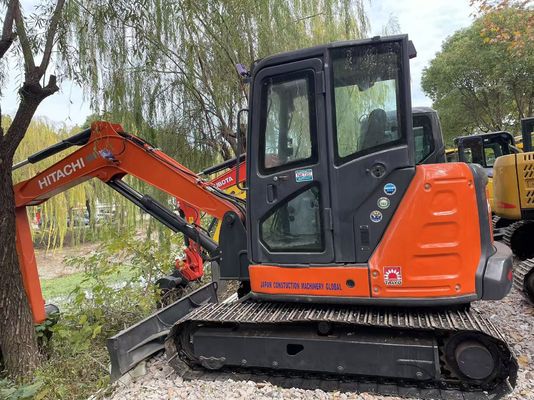 মূল জাপান ব্যবহৃত হিটাচি ZX68USR-5A ক্রলার খননকারী চমৎকার অবস্থায়