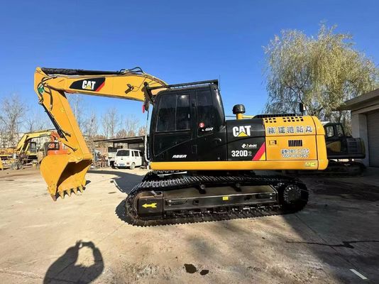হলুদ মূল জাপান ব্যবহৃত CAT Excavator 320D2 Caterpillar Crawler Excavator