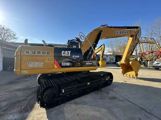 হলুদ মূল জাপান ব্যবহৃত CAT Excavator 320D2 Caterpillar Crawler Excavator
