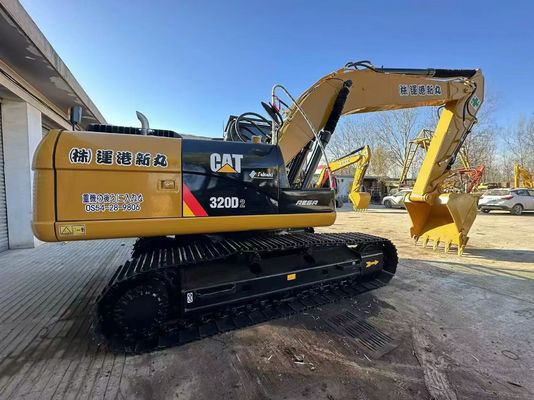 হলুদ মূল জাপান ব্যবহৃত CAT Excavator 320D2 Caterpillar Crawler Excavator