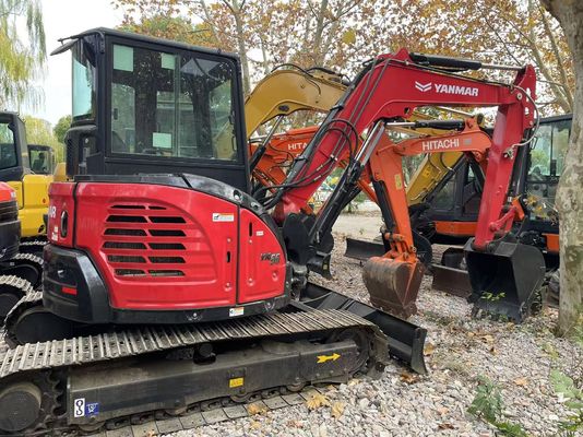 মূল জাপান ব্যবহৃত Yanmar Vio55-5B ইপিএ ইঞ্জিন সঙ্গে মিনি খননকারক / বিক্রয়ের জন্য ব্যবহৃত Kubota মিনি খননকারক