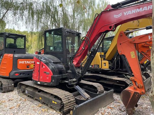 মূল জাপান ব্যবহৃত Yanmar Vio55-5B ইপিএ ইঞ্জিন সঙ্গে মিনি খননকারক / বিক্রয়ের জন্য ব্যবহৃত Kubota মিনি খননকারক