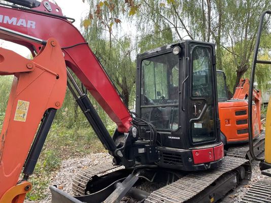 মূল জাপান ব্যবহৃত Yanmar Vio55-5B ইপিএ ইঞ্জিন সঙ্গে মিনি খননকারক / বিক্রয়ের জন্য ব্যবহৃত Kubota মিনি খননকারক