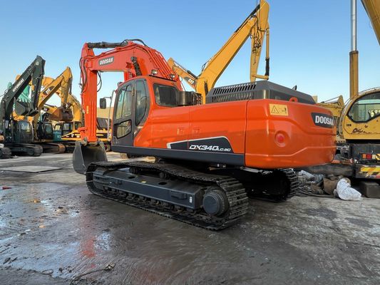রঙ পরিবর্তন করুন ব্যবহৃত Doosan DX340LC-9C ক্রলার এক্সক্যাভার চমৎকার অবস্থায়