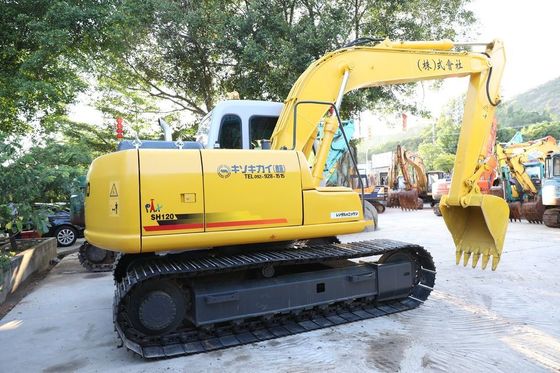 মূল জাপানি ব্যবহৃত Sumitomo SH120-6 ক্রলার খননকারী চমৎকার অবস্থায়