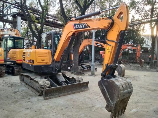 2020 বছর ব্যবহৃত SANY SY60C-9 মিনি ক্রলার এক্সক্যাভেটর মূল রঙ