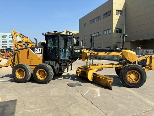 মূল জাপান Caterpillar 160M মোটর গ্রেডার চমৎকার অবস্থায়
