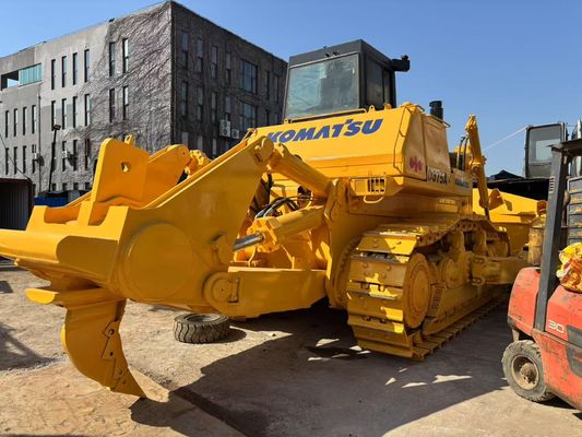 মূল জাপানি ব্যবহৃত Komatsu D375A বুলডোজার হাইড্রোলিক রিপার সঙ্গে