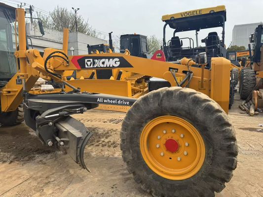 6 ড্রাইভ মোটর গ্রেডার 2023 বছর ব্যবহৃত XCMG GR2153 মোটর গ্রেডার নির্মাণের জন্য জ্বালানী দক্ষতা