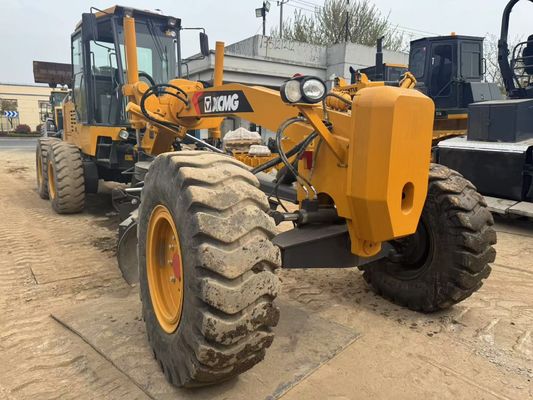 6 ড্রাইভ মোটর গ্রেডার 2023 বছর ব্যবহৃত XCMG GR2153 মোটর গ্রেডার নির্মাণের জন্য জ্বালানী দক্ষতা