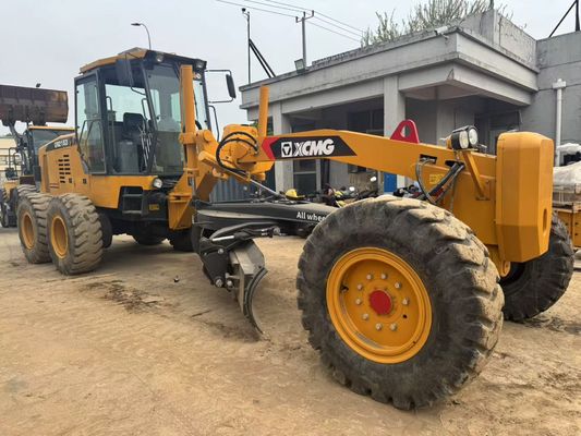 6 ড্রাইভ মোটর গ্রেডার 2023 বছর ব্যবহৃত XCMG GR2153 মোটর গ্রেডার নির্মাণের জন্য জ্বালানী দক্ষতা