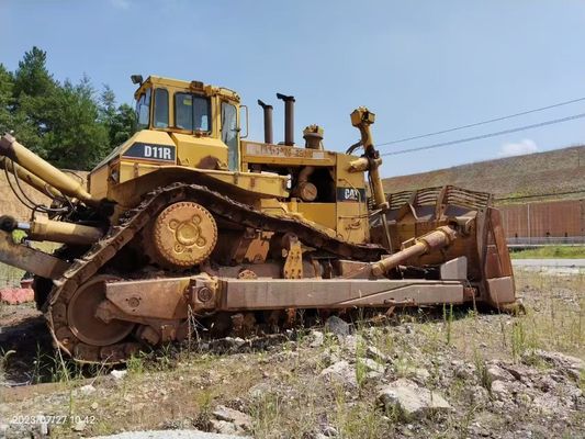 মূল রঙ ব্যবহৃত Caterpillar D11R বুলডোজার হাইড্রোলিক Ripper সঙ্গে