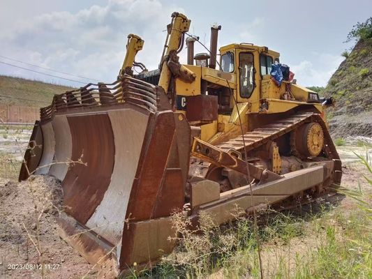 মূল রঙ ব্যবহৃত Caterpillar D11R বুলডোজার হাইড্রোলিক Ripper সঙ্গে