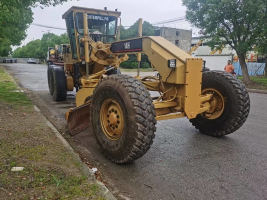মূল রঙ ব্যবহৃত Caterpillar 14H মোটর গ্রেডার চমৎকার অবস্থায়
