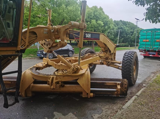 মূল রঙ ব্যবহৃত Caterpillar 14H মোটর গ্রেডার চমৎকার অবস্থায়