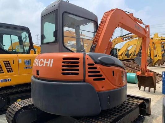মূল জাপান ব্যবহৃত হিটাচি ZX55UR মিনি Excavator চমৎকার অবস্থায়