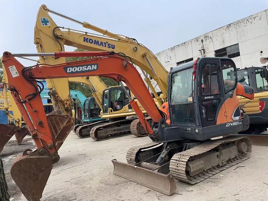 2018 বছর ব্যবহৃত Doosan DX60-9C মিনি এক্সক্যাভেটর চমৎকার অবস্থায়/ব্যবহৃত Doosan মিনি এক্সক্যাভেটর বিক্রির জন্য