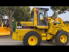 মূল জাপান ব্যবহৃত Komatsu WA100-1 চাকা লোডার বাগানে কাজ